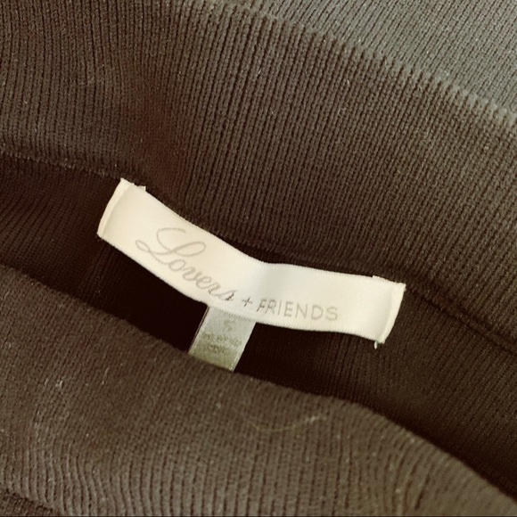 Lovers + Friends Cut-Out Black Skirt + Crop Set - Picture 4 of 4